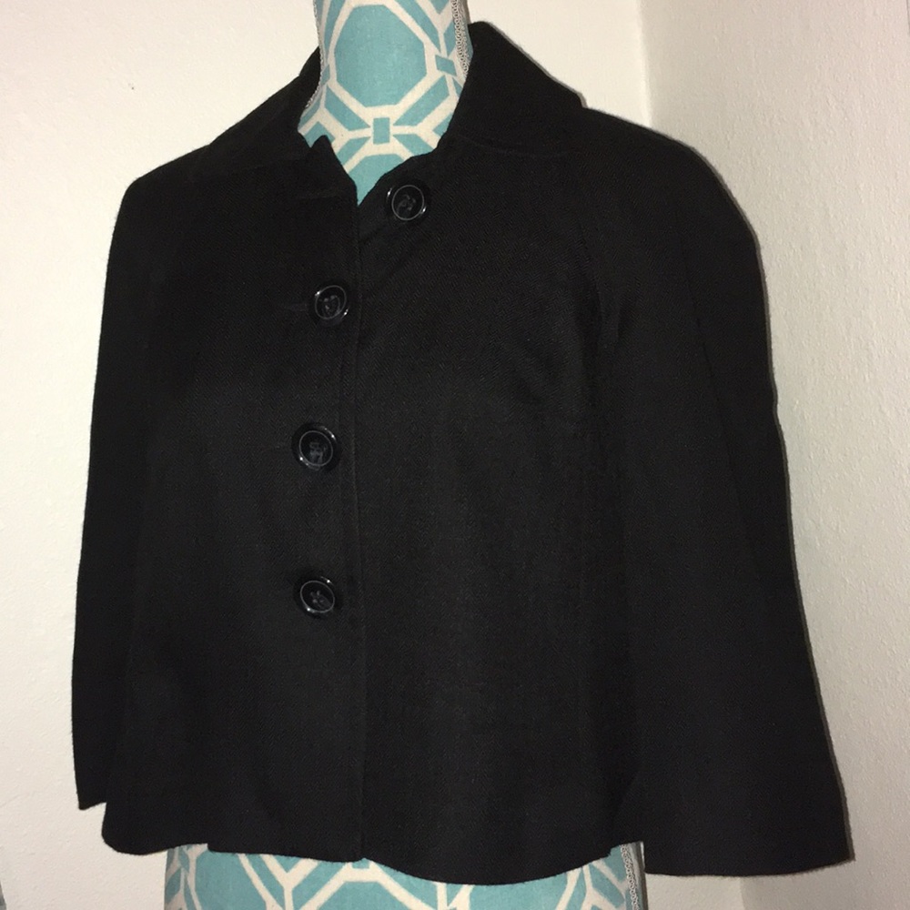 🦋Briggs NY Petite black short jacket